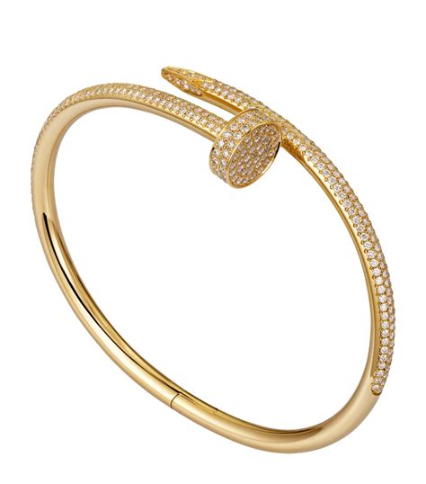 replica cartier nail bangle|cartier justin un clou bangle.